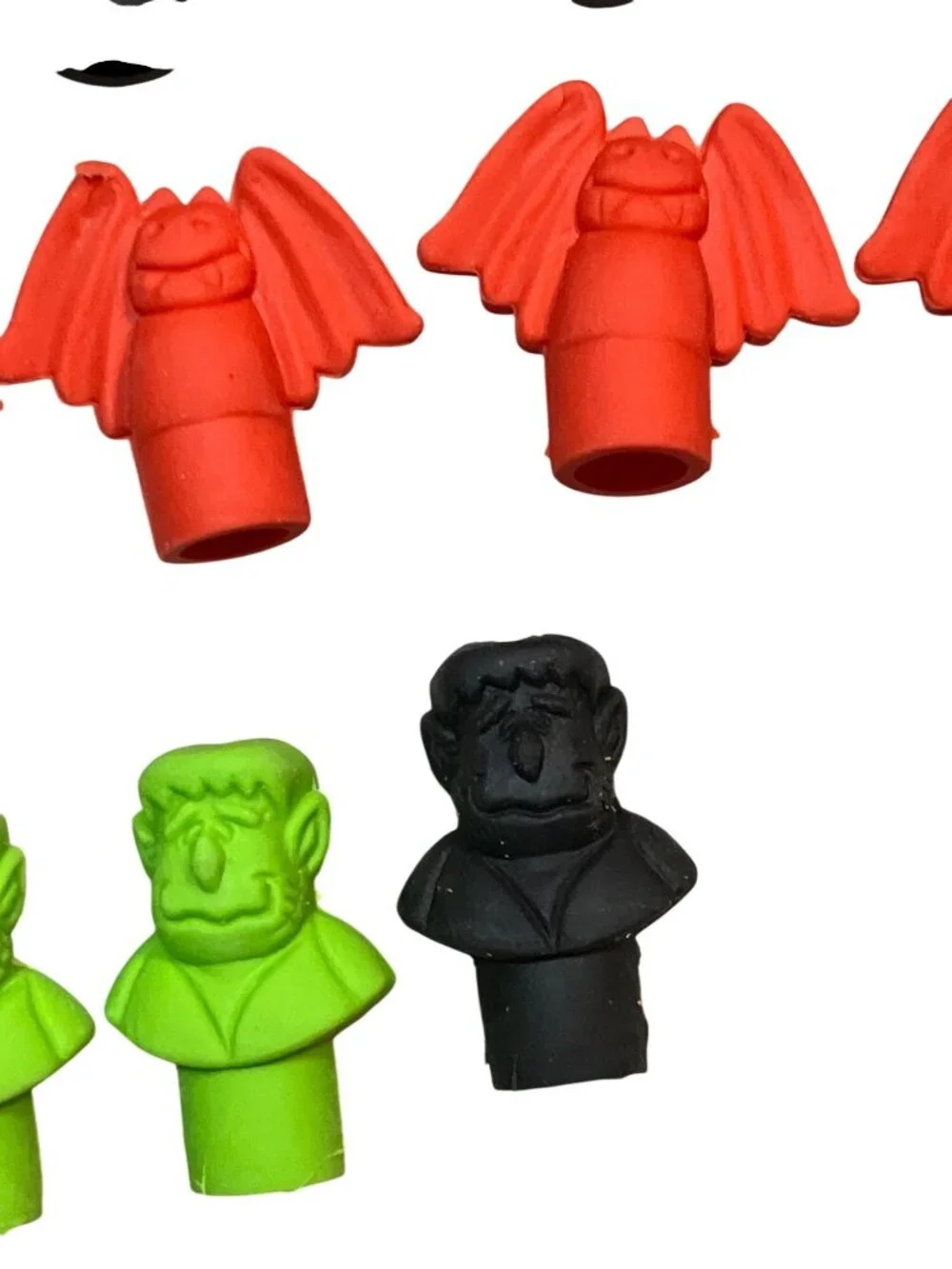 Halloween Themed Pencils and Erasers Set  Trick Or Treat Party Favors